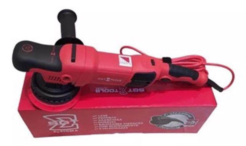 Politriz Roto Orbital Premium SGT-5116- 5 Polegadas 15mm Red